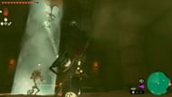 Use a hot air balloon and mirror to redirect the light beam to the switch (Image via Nintendo)